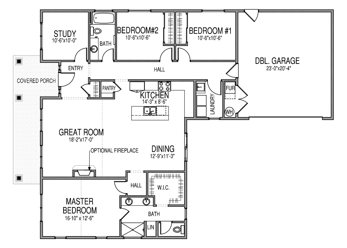 Examples of split bedroom floor plans 22