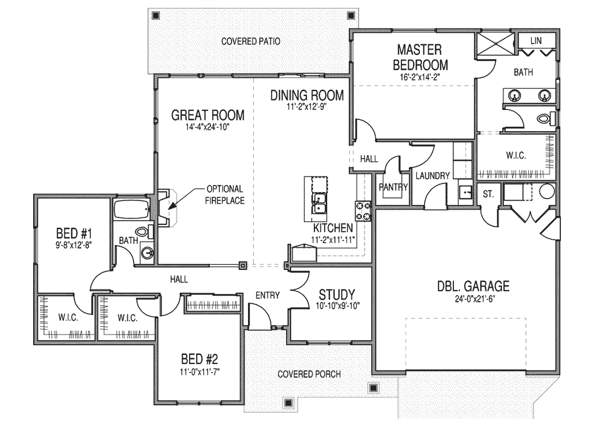  House  Plans  With Laundry  Room  Off  Master  Closet  House  