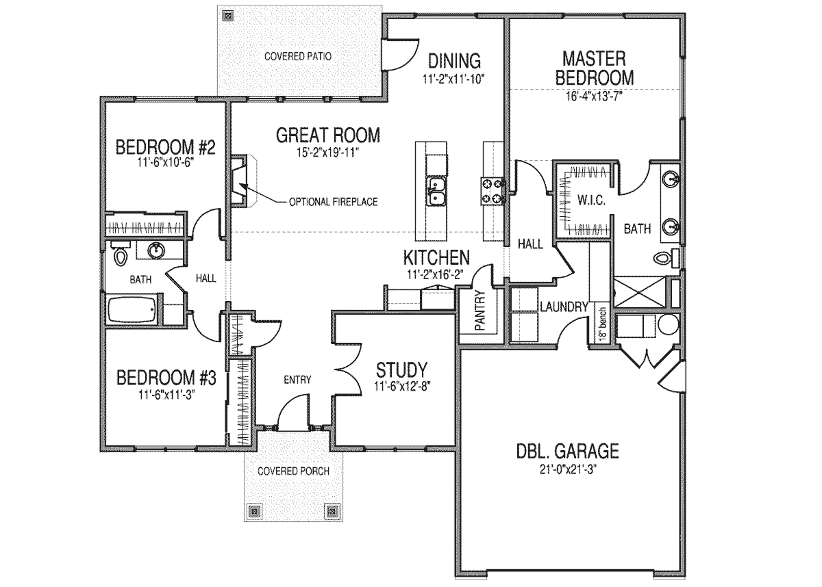 New Inspiration 23 House Plan With Laundry Room Off Master Closet