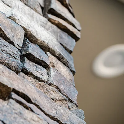 Stacked Stone Masonry Accents