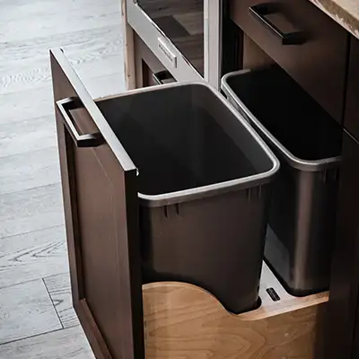 Trash & Recycle Pullout
